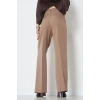 Premium Pileli Palazzo Pantolon Latte - 51609.683.