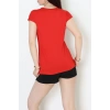 Pul Detaylı Bluz Kırmızı - 44007.599.