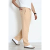 Salaş  Beli Lastikli Müslin Erkek Alt Camel - 71360.1937.