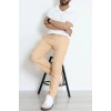 Salaş  Beli Lastikli Müslin Erkek Alt Camel - 71360.1937.
