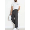 Salaş  Beli Lastikli Müslin Erkek Alt Füme - 71360.1937.