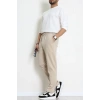 Rahat Kesim Penye Pike Erkek Pantolon Latte - 81377.1837.
