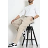 Rahat Kesim Penye Pike Erkek Pantolon Latte - 81377.1837.
