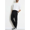 Rahat Kesim Penye Pike Erkek Pantolon Siyah - 81377.1837.