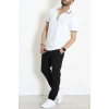 Ribana Detaylı Triko Polo Yaka Tişört Beyaz - 71595.2167.