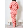 Ring Viskon Büyük Beden Pijama Takımı Somonpembe - 52202.1961.