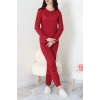 Sandy Alt Üst Aynı Pijama Takımı Bordosiyah - 52166.1048.