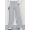 Şardonlu Selanik Kumaş Pantolon Gri - 51066.1837.