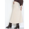 Scuba Kumaş Çan Etek Ekru - 51231.1567.