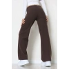 Selanik Kumaş Bel Lastikli Çımalı Pantolon Kahve - 51226.1567.