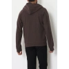 Selanik Kumaş Kapşonlu Erkek Sweat Acıkahve - 42799.1567.