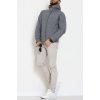 Selanik Kumaş Kapşonlu Erkek Sweat Antrasit - 42799.1567.