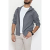 Selanik Kumaş Kapşonlu Erkek Sweat Antrasit - 42799.1567.