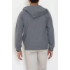 Selanik Kumaş Kapşonlu Erkek Sweat Antrasit - 42799.1567.