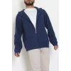 Selanik Kumaş Kapşonlu Erkek Sweat Lacivert - 42799.1567.