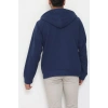 Selanik Kumaş Kapşonlu Erkek Sweat Lacivert - 42799.1567.