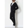 Selanik Kumaş Kapşonlu Erkek Sweat Siyah - 42799.1567.