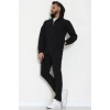 Selanik Kumaş Kapşonlu Erkek Sweat Siyah - 42799.1567.