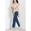 Sıfır Kol Bağlamalı Gömlek Taş - 30990.2111.
