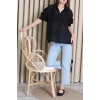 Şifon Gömlek Siyah - 2522019.483.