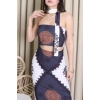 Sırt Gipeli Mini Bluz Taba - 2321005.483.