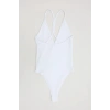 Sırtı Çapraz Askılı Bodysuit Beyaz - 71725.444.