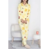 Soft Milan Düğmeli Pijama Takımı Sarıçilek - 7511.1287.