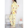 Soft Milan Düğmeli Pijama Takımı Sarıçilek - 7511.1287.