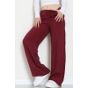 Soft Touch Dokuma Modal Pantolon Bordo - 30810.1837.