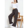 Soft Touch Dokuma Modal Pantolon Kahve - 30810.1837.