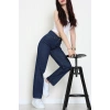 Straight Kot Pantolon Koyulaci - 31822.2059.