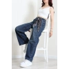 Süper Baggy Kot Pantolon Mavi - 32883.1968.