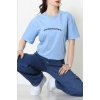 Suprem Baskılı Oversize Tişört Bebemavi - 31887.1878.