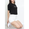Suprem Baskılı Oversize Tişört Siyah - 31887.1878.