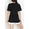 Suprem Baskılı Oversize Tişört Siyah - 31887.1878.
