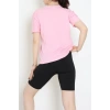 Suprem Baskılı Tişört Pembe - 31885.1878.