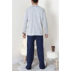 Süprem Boydan Düğmeli Erkek Pijama Takımı Grilaci - 70887.1838.
