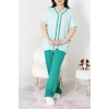 Süprem Büyük Beden Pijama Takımı Yeşil - 52285.1902.