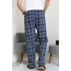 Süprem Ekose Erkek Pijama Altı Laciindigo - 71488.1838.