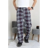 Süprem Ekose Erkek Pijama Altı Lacivertbeyaz - 71488.1838.