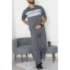 Süprem Erkek Pijama Takımı Füme - 20833.1838.