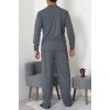 Süprem Erkek Pijama Takımı Füme - 20833.1838.