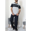 Süprem Erkek Pijama Takımı Gri - 42792.1838.