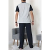 Süprem Erkek Pijama Takımı Gri - 42792.1838.