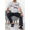 Süprem Erkek Pijama Takımı Grikırmızı - 42790.1838.