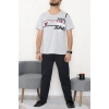 Süprem Erkek Pijama Takımı Grikırmızı - 42790.1838.