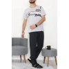 Süprem Erkek Pijama Takımı Grikırmızı - 42790.1838.