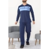 Süprem Erkek Pijama Takımı İndigo - 20833.1838.