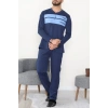 Süprem Erkek Pijama Takımı İndigo - 20833.1838.