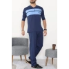 Süprem Erkek Pijama Takımı İndigo - 20833.1838.